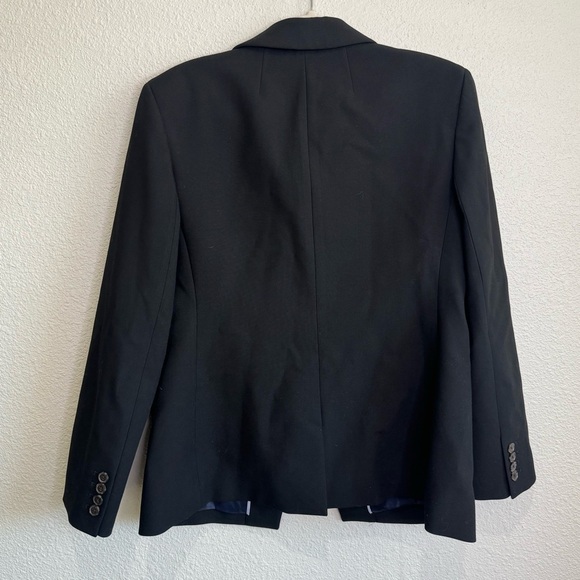 J.Crew Womens Size 12 Madelyn Blazer in Four-Season Stretch Black Minimal Preppy - Picture 10 of 11
